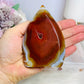 Druzy Carnelian Carved Flame | Freeform 11cm
