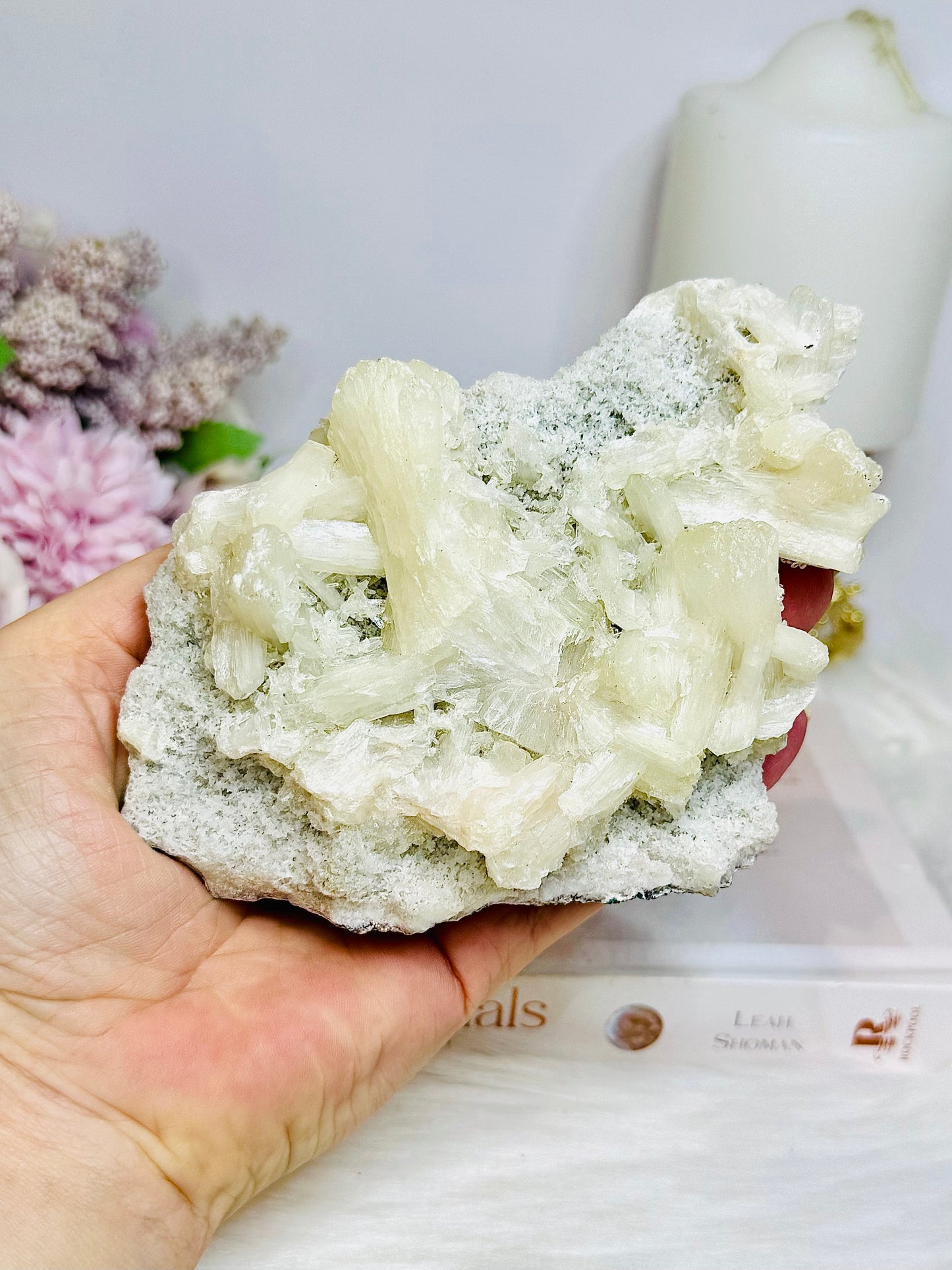Apophyllite Cluster Specimen On Stand 13cm