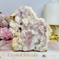 Natural Druzy Pink Amethyst Slab 12cm 373g