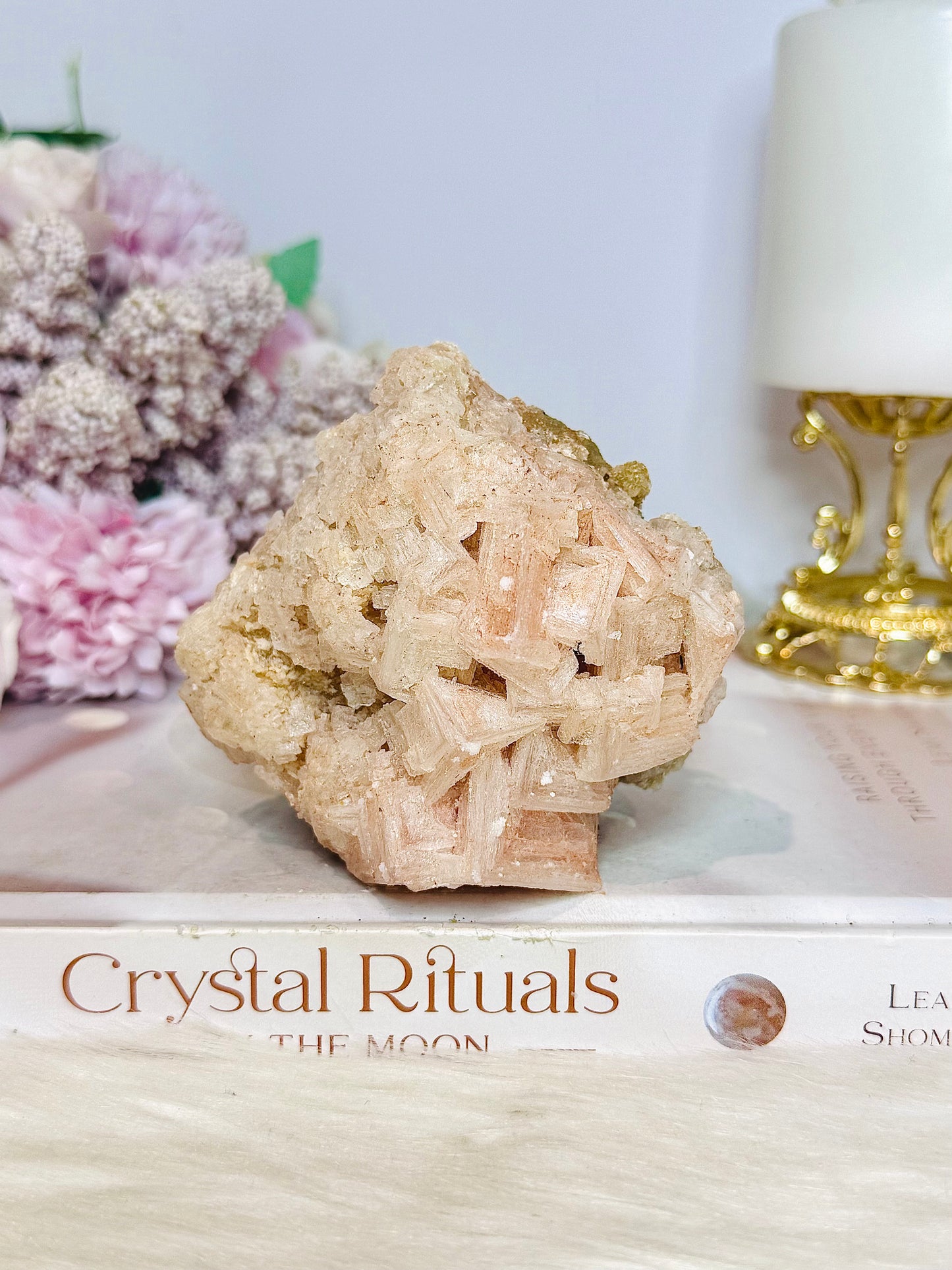 Natural Pink Halite Specimen 233g 8cm From USA