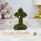 Green Jade Cross 7cm