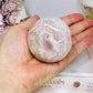 Druzy Pink Amethyst Sphere on Stand 285g