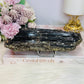 Large Natural Black Tourmaline In Mica Specimen On Stand 18cm 601g