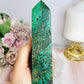 Natural Azurite Malachite Tower 15cm