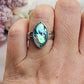 Absolutely Stunning Adjustable Abalone Shell Ring in Gift Bag