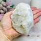 Large Angel Aura Clear Quartz Cluster 428g