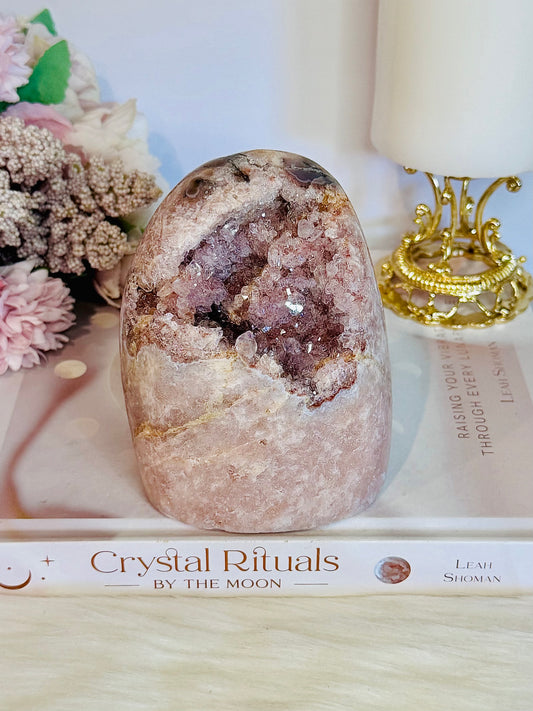 Large Natural Pink Amethyst Druzy Freeform 11cm 871grams