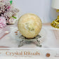 Peach Moonstone Sphere on Stand 240g