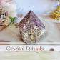 Beautiful Natural Lepidolite | Purple Mica Rough Chunky Tower | Point