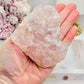 Natural Raw Rose Quartz Specimen 273grams