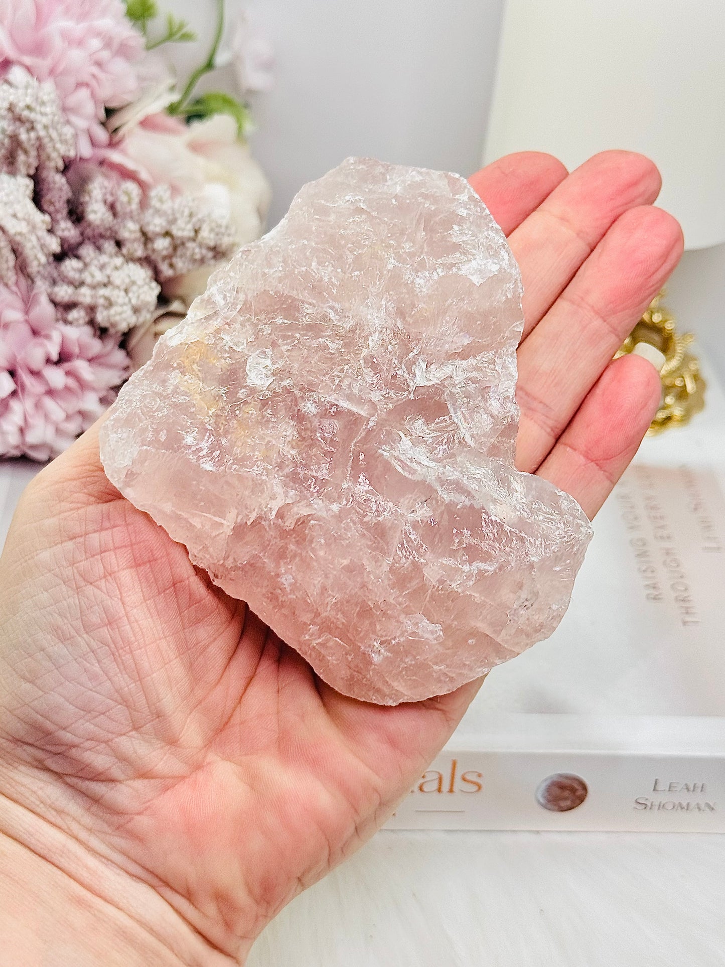 Natural Raw Rose Quartz Specimen 273grams