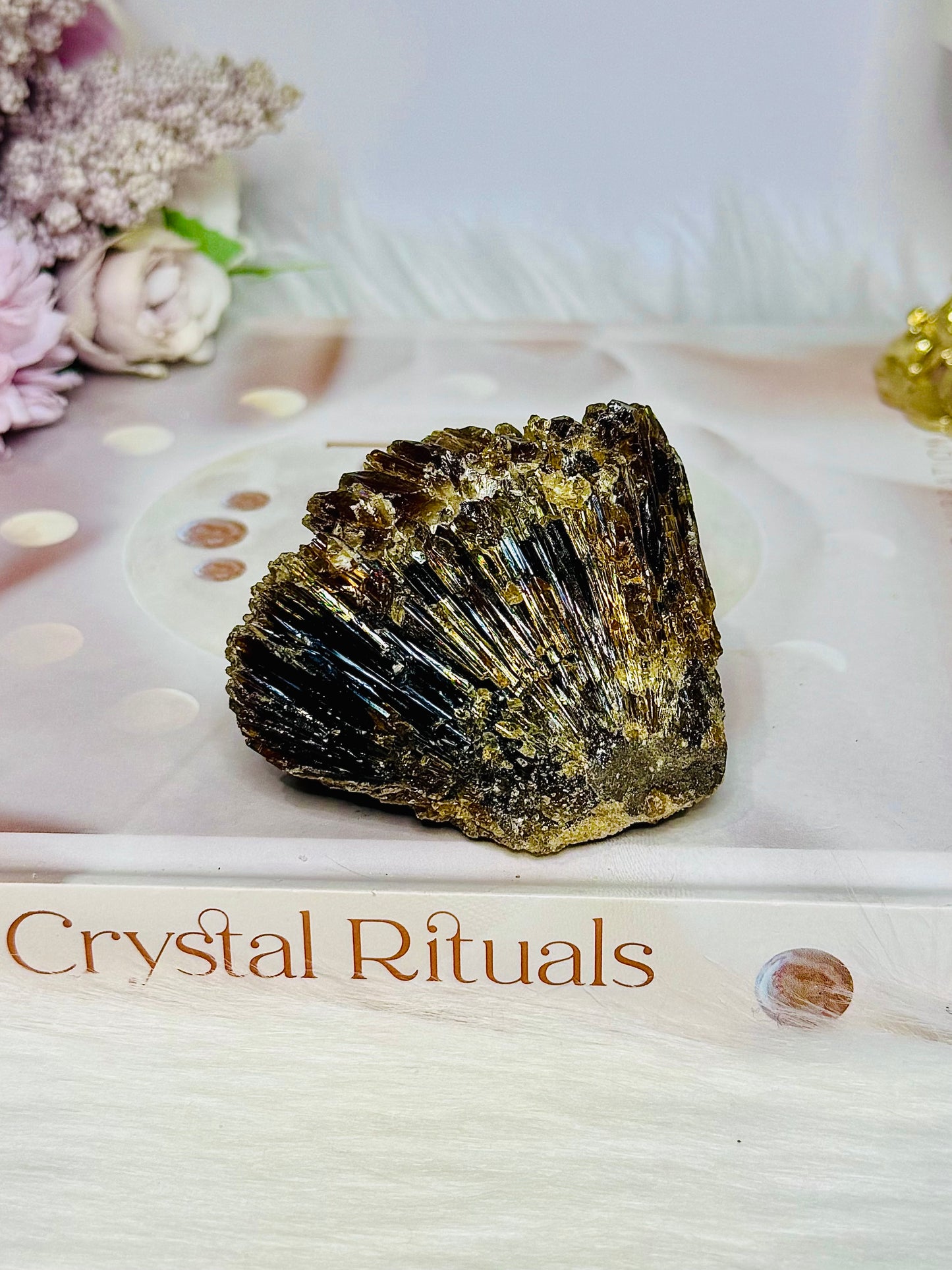 Natural Amber Calcite Specimen 147g