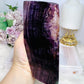 Natural Large Purple Fluorite Slab 16.5cm 550g (reduced as slab has scratches)
