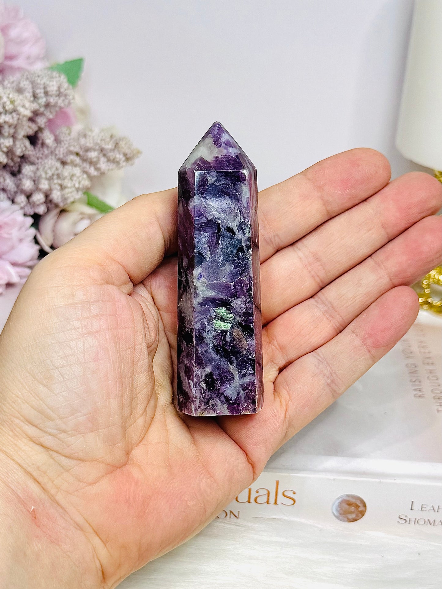 Lepidolite Tower 8.5cm