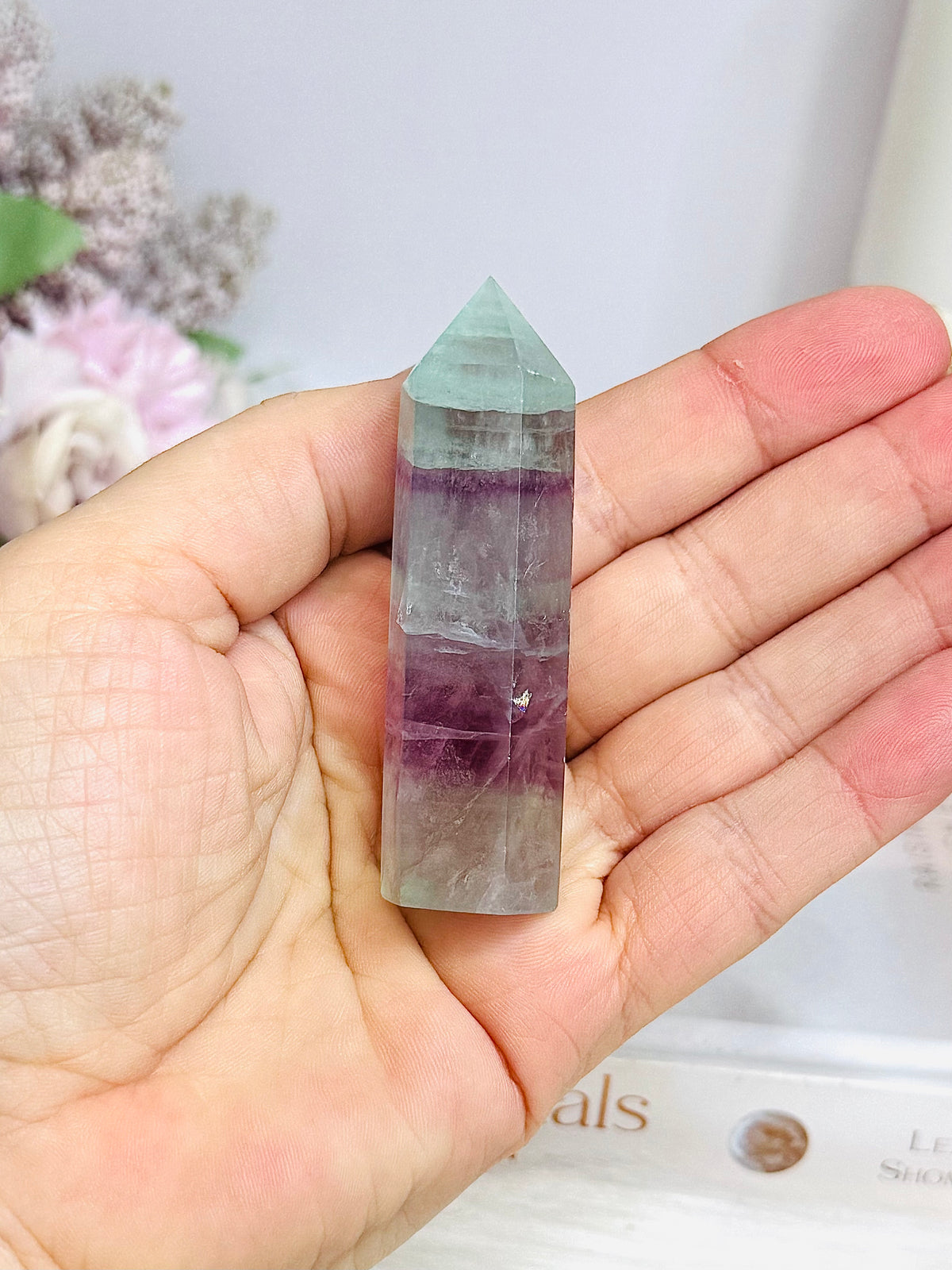Rainbow Fluorite Tower 7cm