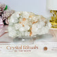 Natural  Apophyllite Cluster 11cm On Stand 258g