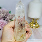 Clear Quartz Tower with Rainbows 12.5cm
