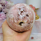 Large Pink Amethyst Druzy Sphere on Stand 816cm