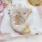 Large Pink Amethyst Druzy Moon Chunky Carving 10cm