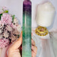 Tall 20cm Watermelon Fluorite Tower