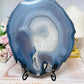 Large Druzy Agate Slab On Stand 17cm 600g