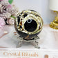 Large Money Agate Sphere on Stand 354g