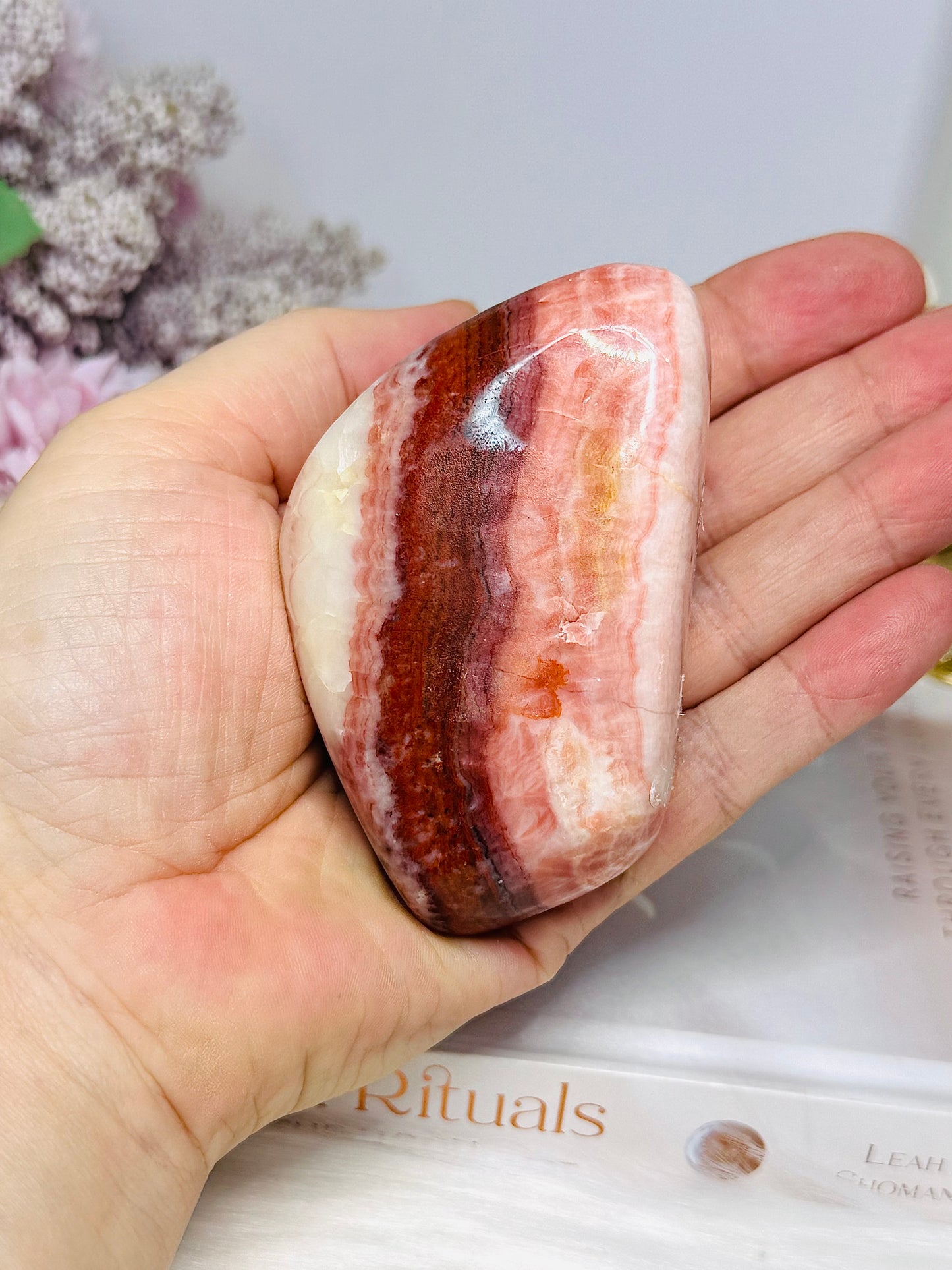 Pink Banded Calcite | Pork Stone Freeform 220g