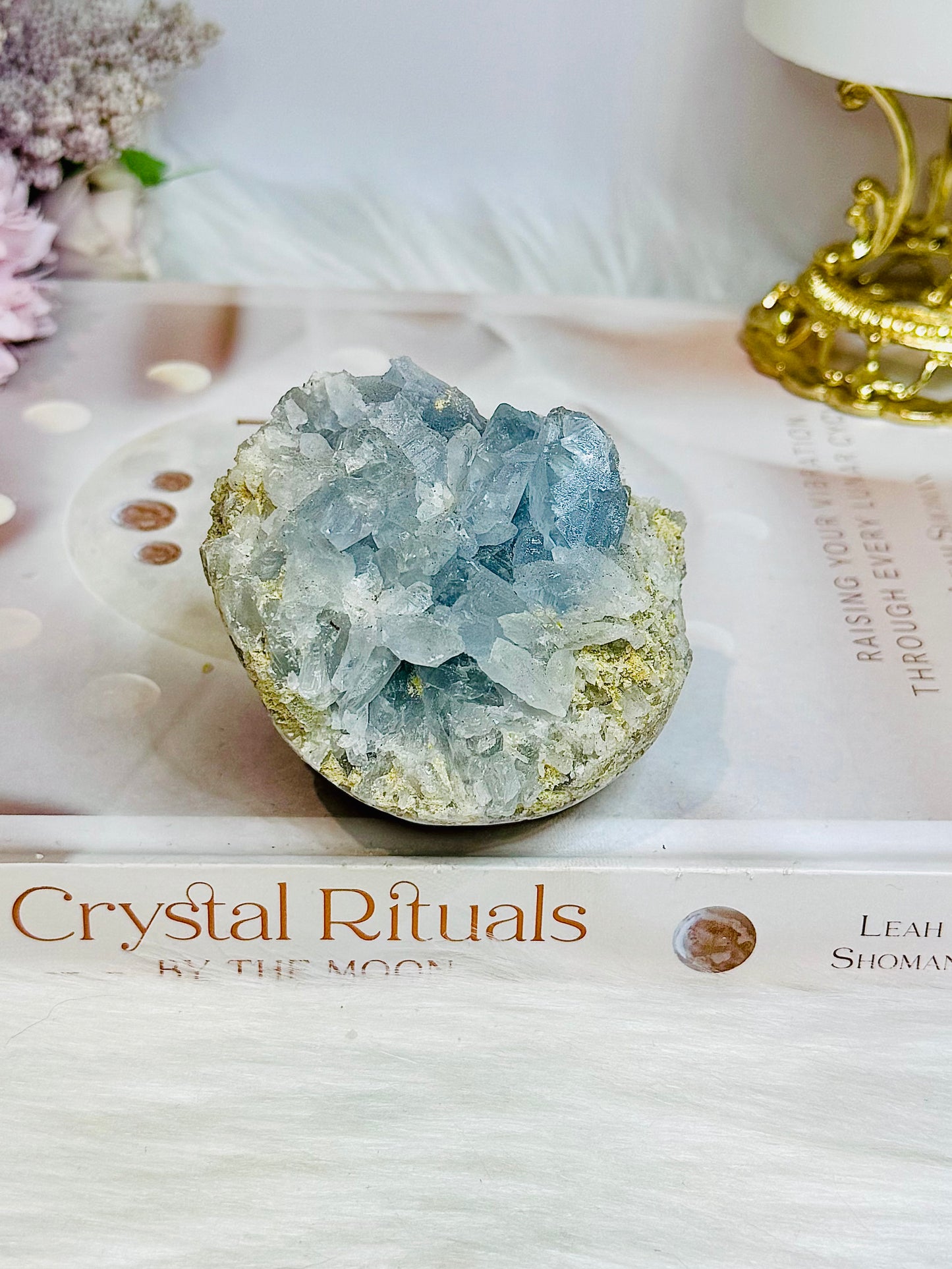 Natural Blue Celestite Freeform 402g