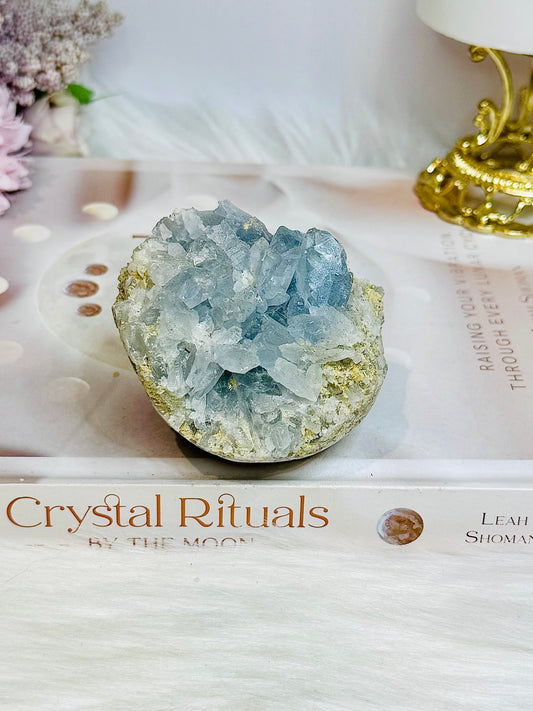 Natural Blue Celestite Freeform 402g