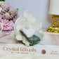 Large Clear Quartz Specimen with Pyrite 424g