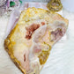 Chunky Pink Amethyst Druzy Slab On Stand 21cm 1.8KG