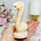 Large Jade Cobra Snake 12cm