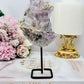 Natural Zeolite | Flower Amethyst Slab on Stand 14cm