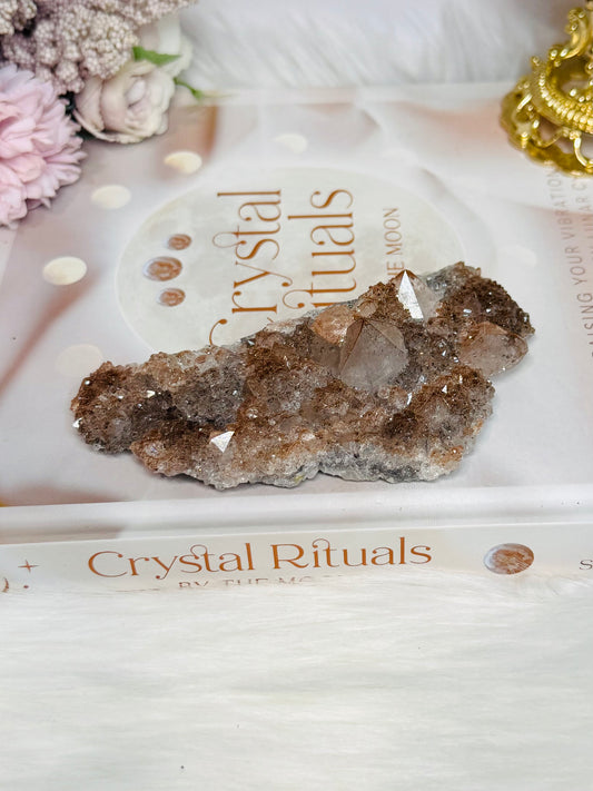 Red | Brown Amethyst Cluster 12cm