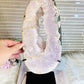 Statement Piece ~ Huge Pink Amethyst Druzy Portal Slab On Stand 36cm 2.45KG
