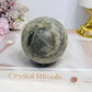 Druzy Agate Sphere on Stand 376g