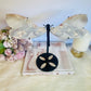 Masterpiece!!! Huge 27cm x 22cm Flower Agate Dragonfly Wings on Stand ~ Just Divine