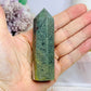 Moss Agate Tower 9cm