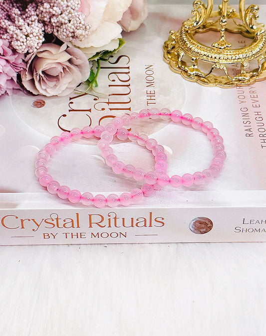 Beautiful Rose Quartz Bracelet in Gift Bag $15 each