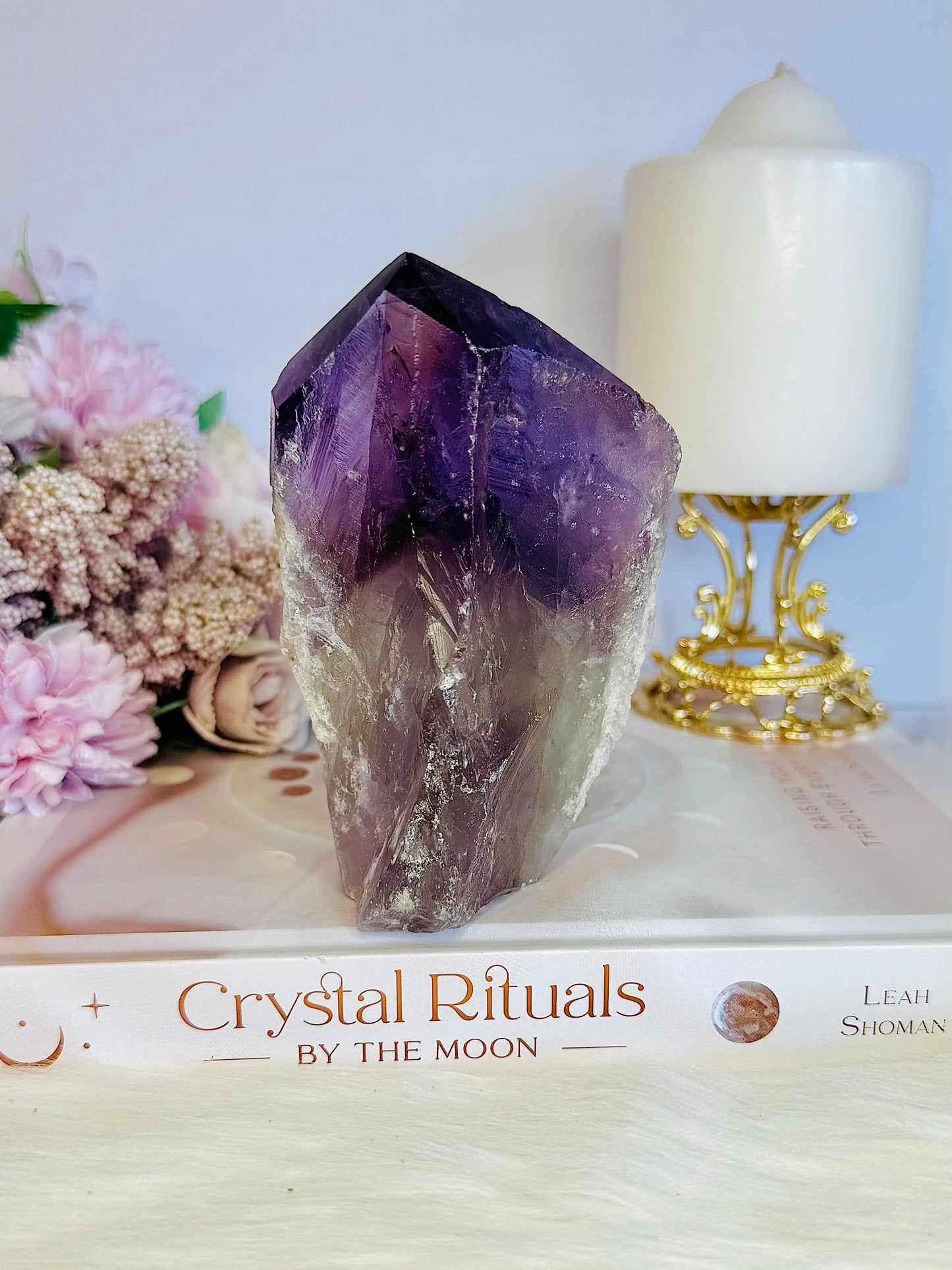 Natural Chunky Amethyst Dog Tooth | Point 11.5cm