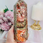 Wealth & Prosperity ~ Gorgeous Tall 16.5cm Chunky 614gram Money Agate Tower