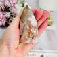 Beautifully Carved Flower Agate Flame | Freeform 10cm