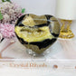 Large Septarian Druzy Heart on Stand 340g