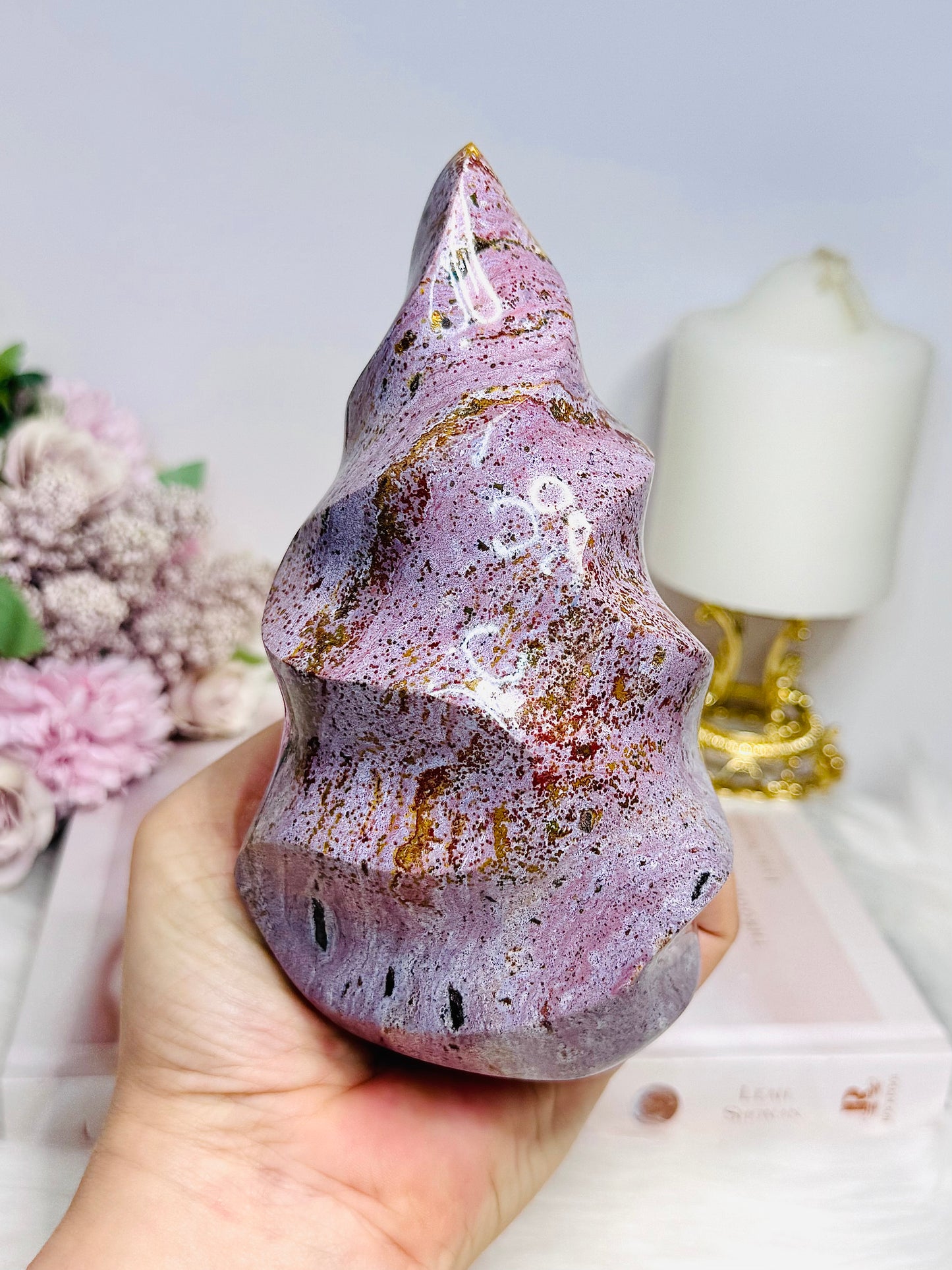 Large High Grade Ocean Jasper Flame 15cm 852g