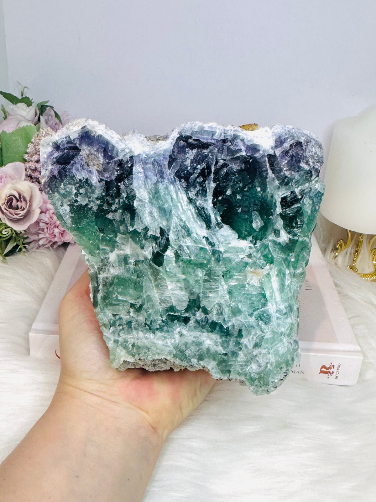 Huge Natural Fluorite Freeform 2.8KG