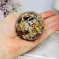Chocolate Calcite Sphere on Stand 216g