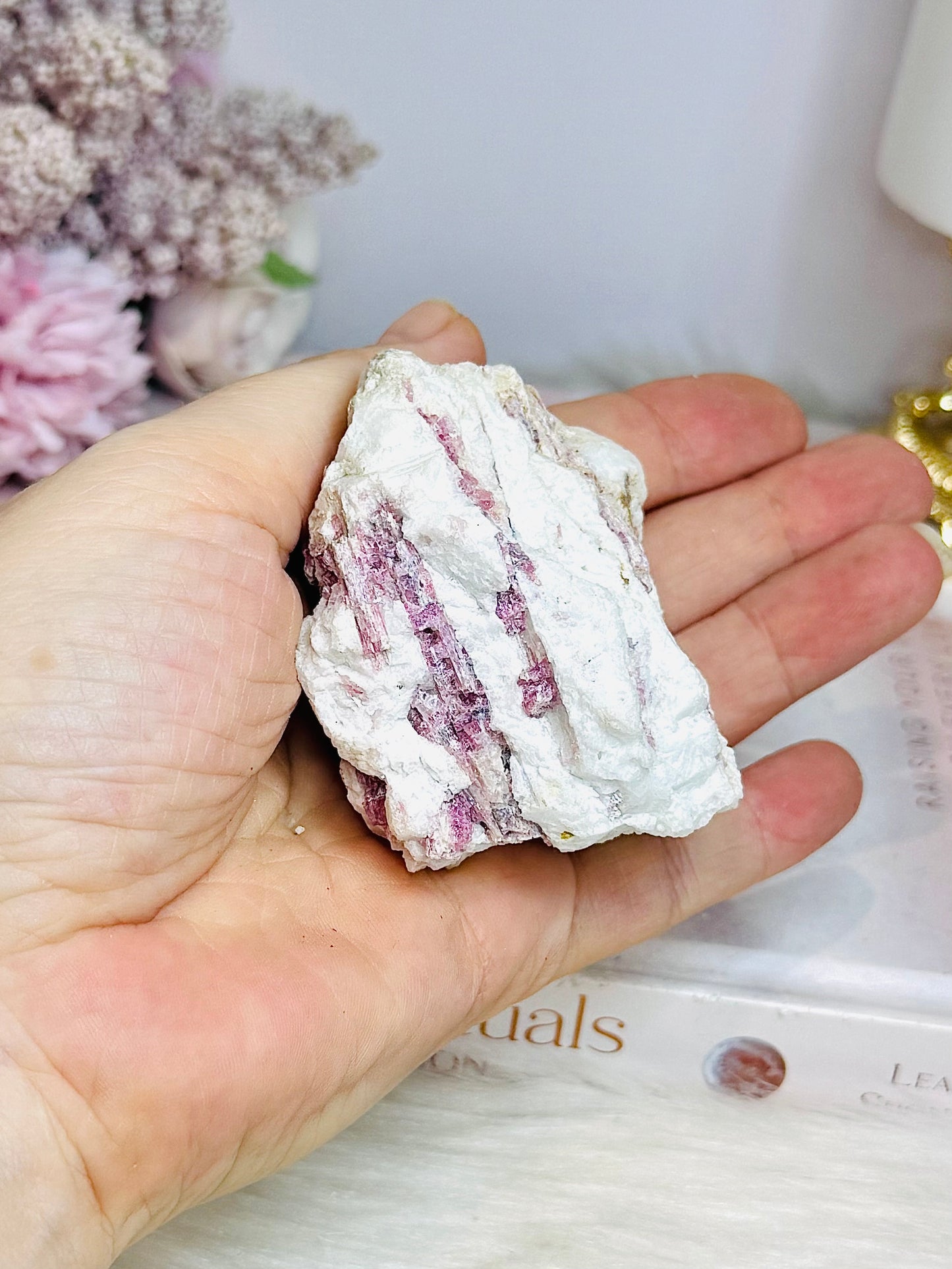 Pink Tourmaline Natural Specimen 144g