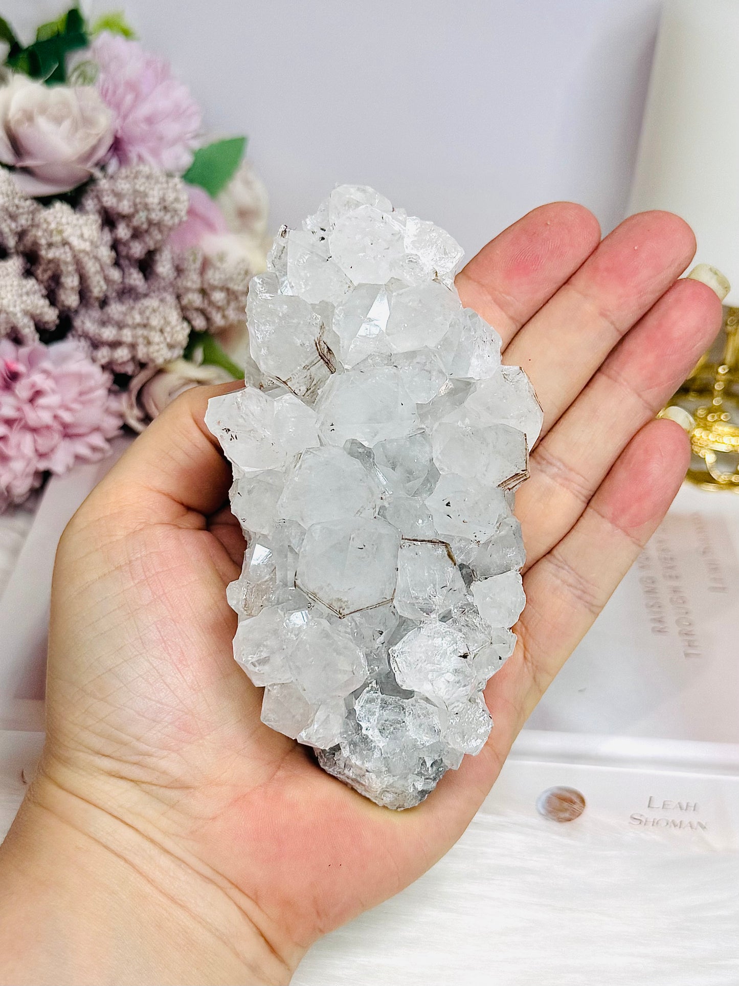 Natural Apophyllite Cluster Specimen 12cm 309g