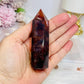 High Grade Fire Quartz Tower with Rainbows 8.5cm