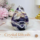 Chevron | Dream Amethyst Flame | Freeform 8cm